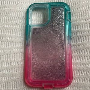 New Quicksand Glitter Defender Protective Case Cover For iPhone 12 Mini